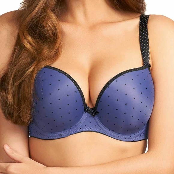 Freya Deco Underwired Moulded Plunge Bra (UK size: 30F) - Picture 9 of 11